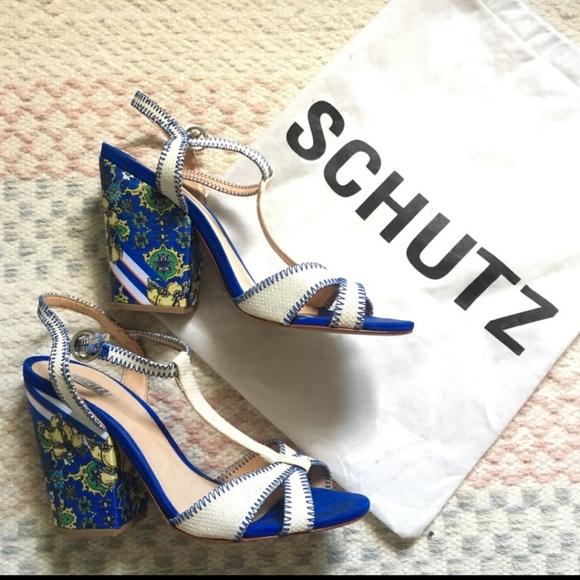 Schutz block heel sandal - Picture 1 of 4